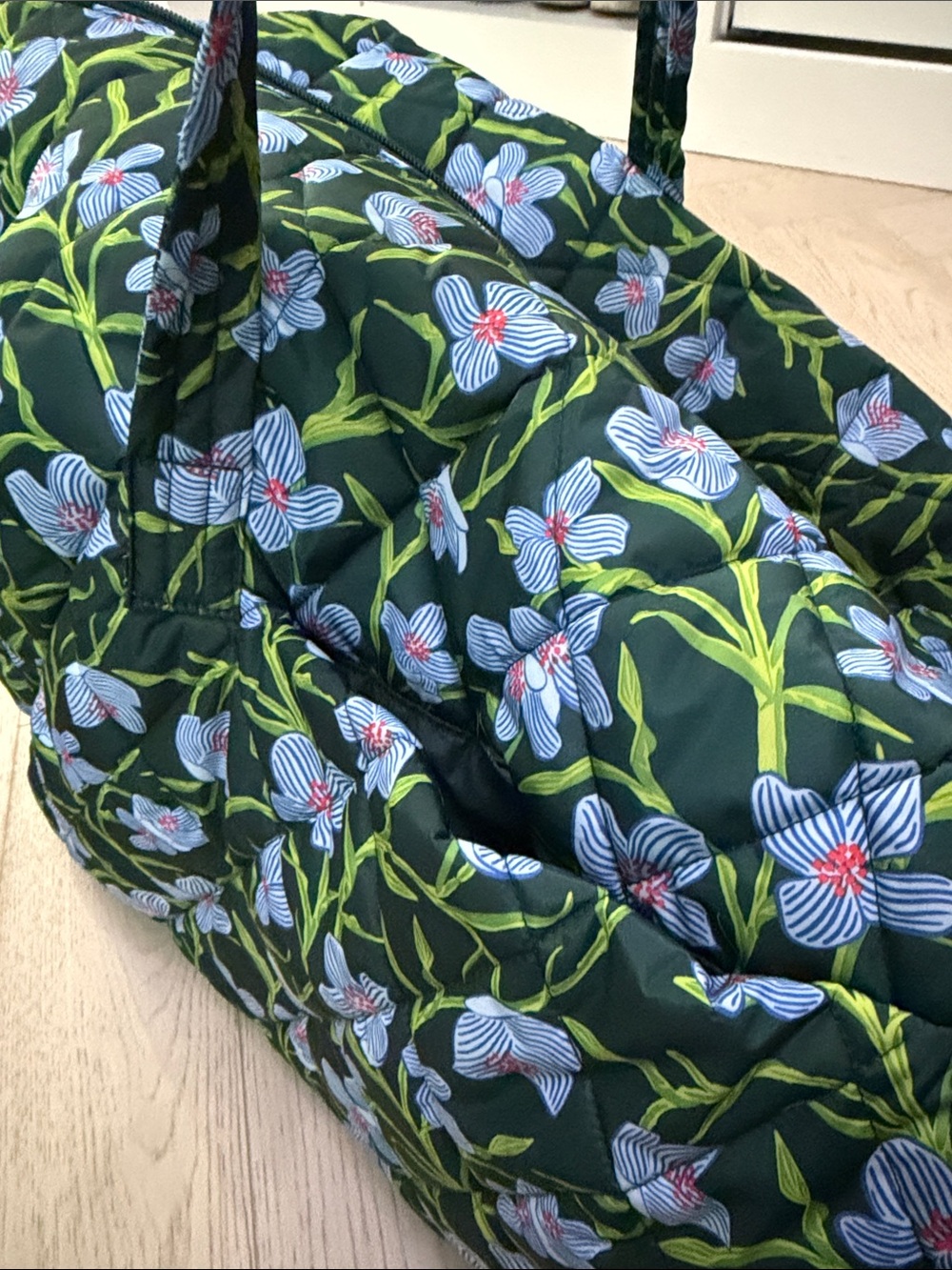Vera Bradley Quilted Floral XL Duffel Bag - Picture 6 of 7